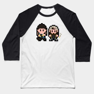 Pixel Hetero Life Mates Baseball T-Shirt